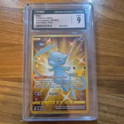2021 Pokemon Mew Celebrations 025/025 Ultra Rare Holo CGC 9 - Image 1