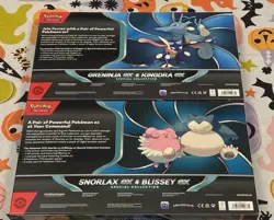 Pokemon TCG Snorlax EX and Blissey EX Special Collection Box - Image 4