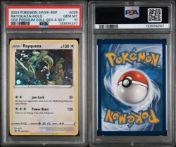 2024 POKEMON SWSH BLACK STAR PROMO #029 RAYQUAZA-HOLO PSA 10 - Image 3