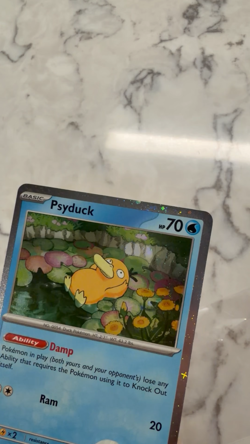 1 SWIRL Pokemon Psyduck Mega Evolutions Holo Black Star Promo 007 NM - Image 2