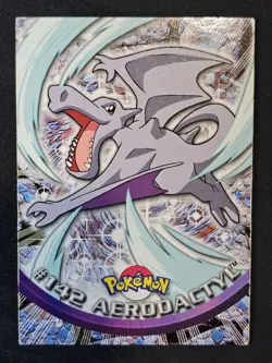 Pokemon AERODACTYL #142 Non-Holo Topps Blue Logo 1st TV Animation 2000 - Image 1