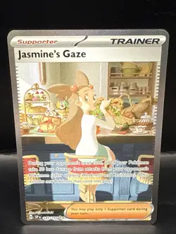 Pokemon Jasmine's Gaze 245/191 Sv08: Surging Sparks Holo - Image 1