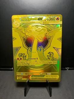 Pokemon TCG Mega Charizard X ex 130/094 ME Phantasmal Flames Holo Pack Fresh NM - Image 1