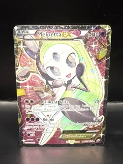 Pokemon Meloetta EX RC25/RC25 Legendary Treasures Radiant Collection - Image 1