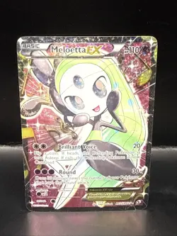 Pokemon Meloetta EX RC25/RC25 Legendary Treasures Radiant Collection - Image 2