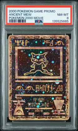 Ancient Mew Pokemon 2000 Movie Game Movie Pokemon PSA 8 *665 - Image 1