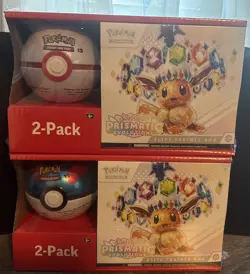 Sam's Club Pokemon Prismatic ETB and Pokeball Bundle Sealed Lot of 2 - Image 1
