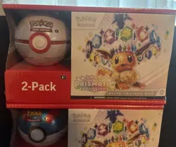 Sam's Club Pokemon Prismatic ETB and Pokeball Bundle Sealed Lot of 2 - Image 2