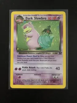Pokemon TCG Dark Slowbro Team Rocket 12/82 Holo Rare - Image 1