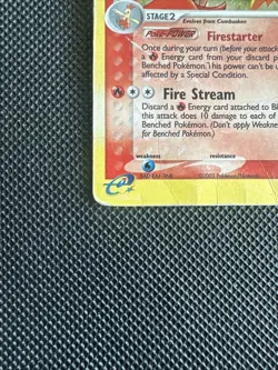 Blaziken 3/109 Ruby and Sapphire Holo Pokemon 2003 HP - Image 5