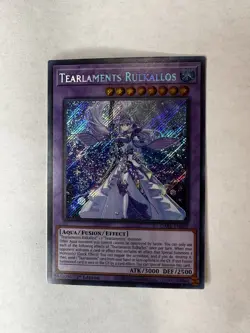 Yu-Gi-Oh! TCG Tearlaments Rulkallos Darkwing Blast DABL-EN039 1st Edition Secret - Image 1