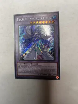 Yu-Gi-Oh! TCG Tearlaments Rulkallos Darkwing Blast DABL-EN039 1st Edition Secret - Image 2