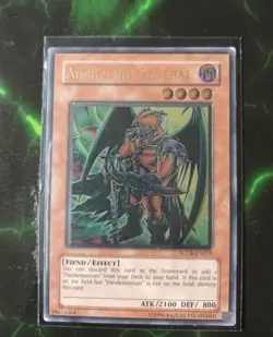 Yugioh Archfiend General FOTB-EN019 Unltd Ed Ultimate Rare HP x1 - Image 1