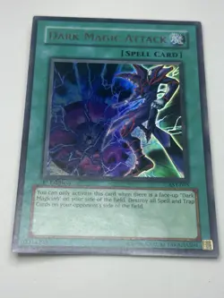 1996 Yu-Gi-Oh! 1st Edition Foil Dark Magic Attack #AST-095 Vintage Yugioh - Image 1