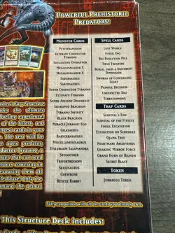 NIB Yu-Gi-Oh! Trading Card Dinosmasher’s Fury Structure Deck 1st Edition - Image 3