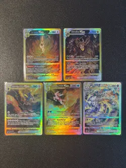 SET 5 Gold special Pokemon Fan Card - 5 VSTAR card - brand new NM or M condition - Image 1