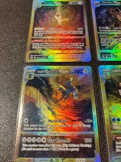 SET 5 Gold special Pokemon Fan Card - 5 VSTAR card - brand new NM or M condition - Image 3