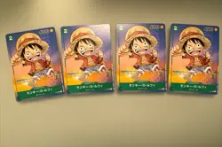 Monkey D Luffy P-037 PROMO Saikyo Jump 6/2023 ONE PIECE Card Japanese Mint (x4) - Image 2