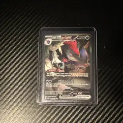 Pokemon TCG N's Zoroark EX Holo Card 185/159 Sv09: Journey Together NM - Image 1