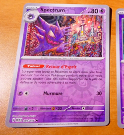 POKEMON 151 CARD REVERSE HOLO CARTE FRANCAISE Spectrum 093/165 MEW EV3.5 FR M - Image 1