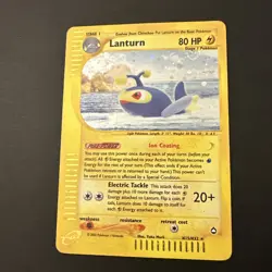 Lanturn H15/H32 - Aquapolis - Pokemon Card TCG Holo E-Reader - Image 1