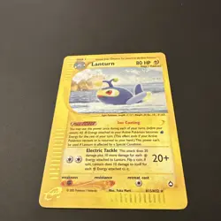 Lanturn H15/H32 - Aquapolis - Pokemon Card TCG Holo E-Reader - Image 2