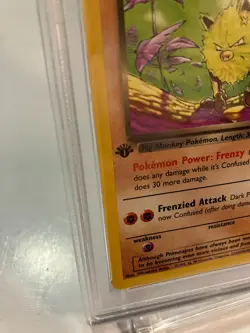 PSA rated NM 1st Edition, Vintage Dark Pokemon Card - Image 3