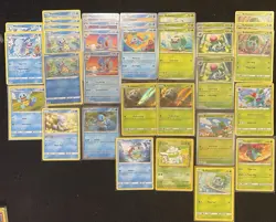 Squirtle Bulbasaur Card Lot (34) Pokemon Tcg - Promo, Rev Holos, SM, SWSH, SV, - Image 1