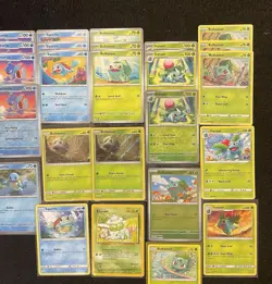 Squirtle Bulbasaur Card Lot (34) Pokemon Tcg - Promo, Rev Holos, SM, SWSH, SV, - Image 3