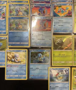 Squirtle Bulbasaur Card Lot (34) Pokemon Tcg - Promo, Rev Holos, SM, SWSH, SV, - Image 4