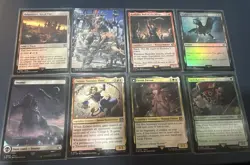 Final Fantasy Magic the Gathering Vaan, Sazh Katzroy, Raubahn 9 Cards - Image 1