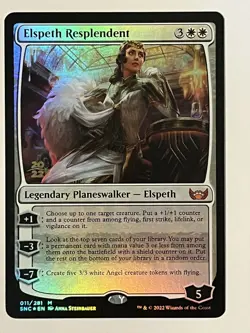 Elspeth Resplendent Prerelease Cards Foil MTG LP - Image 1