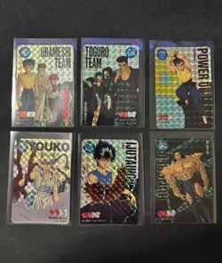 Yu Yu Hakusho CARDDASS PART 3 CARD 6 PRISM FULL SET US SELLER - Image 1