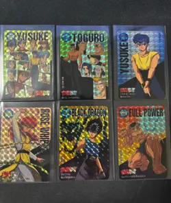 Yu Yu Hakusho CARDDASS PART 4 CARD 6 PRISM FULL SET US SELLER - Image 1
