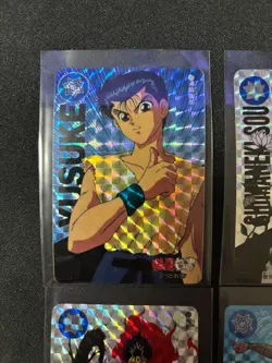 Yu Yu Hakusho CARDDASS PART 2 CARD 6 PRISM FULL SET US SELLER - Image 2