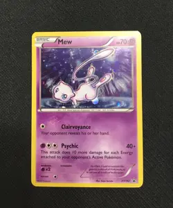 Mew XY192 - Black Star Promo Mythical Collection Holo Pokemon Card LP - Image 1