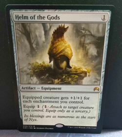 Helm of the Gods - Magic Origins - NM (see pics) - Rare Artifact - MTG - Image 1