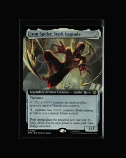 MTG: Iron Spider, Stark Upgrade (Extended Art) #279 R Foil NM Marvel's Spider-Ma - Image 1