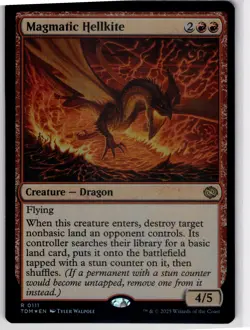 Magmatic Hellkite R Tarkir: Dragonstorm 111 NM - Image 1