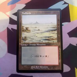 Magic The Gathering Badlands 570 30th Anniversary retro frame - Image 1