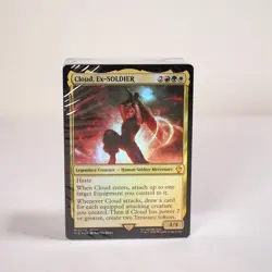 MTG Limit Break Commander Deck Only Loose Sealed Final Fantasy Cloud Ex Soldier - Image 1