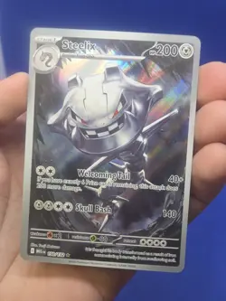 Pokemon Mega Evolution Steelix 150/132 Illustration Rare IR NM - Image 2