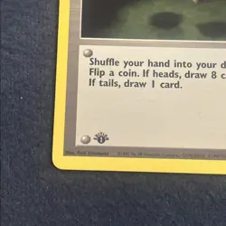 Pokemon TCG WoTC Gambler 60/62 Fossil First Edition Rare Lightly Played LP+ - Image 4