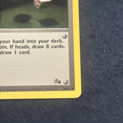 Pokemon TCG WoTC Gambler 60/62 Fossil First Edition Rare Lightly Played LP+ - Image 5