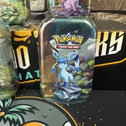 Lot of (4) Pokemon TCG Scarlet & Violet Prismatic Evolutions Mini Tins SEALED - Image 3