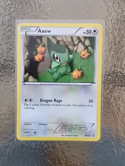 2011 Pokemon TCG Axew Mystery Egg black Star Promo BW16 NM - Image 1