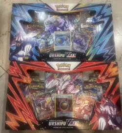 Pokemon Urshifu VMAX Premium Collection Box SINGLE & RAPID STRIKE SETS Sealed! - Image 1
