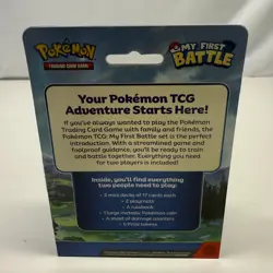 Pokemon My First Battle Two Mini Starter Decks Pikachu & Bulbasaur w/ Deck Box - Image 2