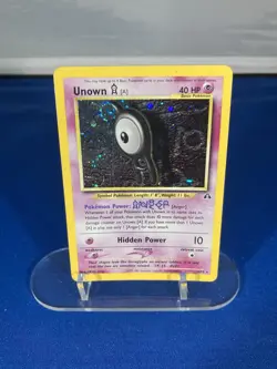 Pokemon TCG Unown [A] 14/75 Neo Discovery Holo MP Vintage - Image 1