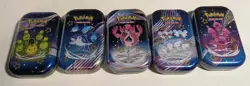 Pokemon TCG: Scarlet & Violet - Paldean Fates Mini Tin Set of 5 - Factory Sealed - Image 1